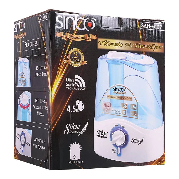 SINBO Orignal Turkish Ultrasonic Air Humidifier (SAH-6107)
