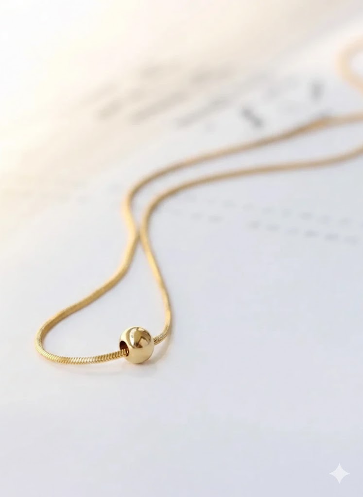 Minimalist Stainless Steel Round Pendent