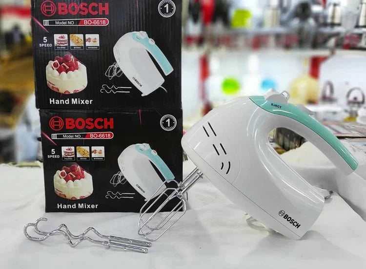 Bosch Electric 5 Speed Hand Mixer / Egg Beater BO-6618 - 450W