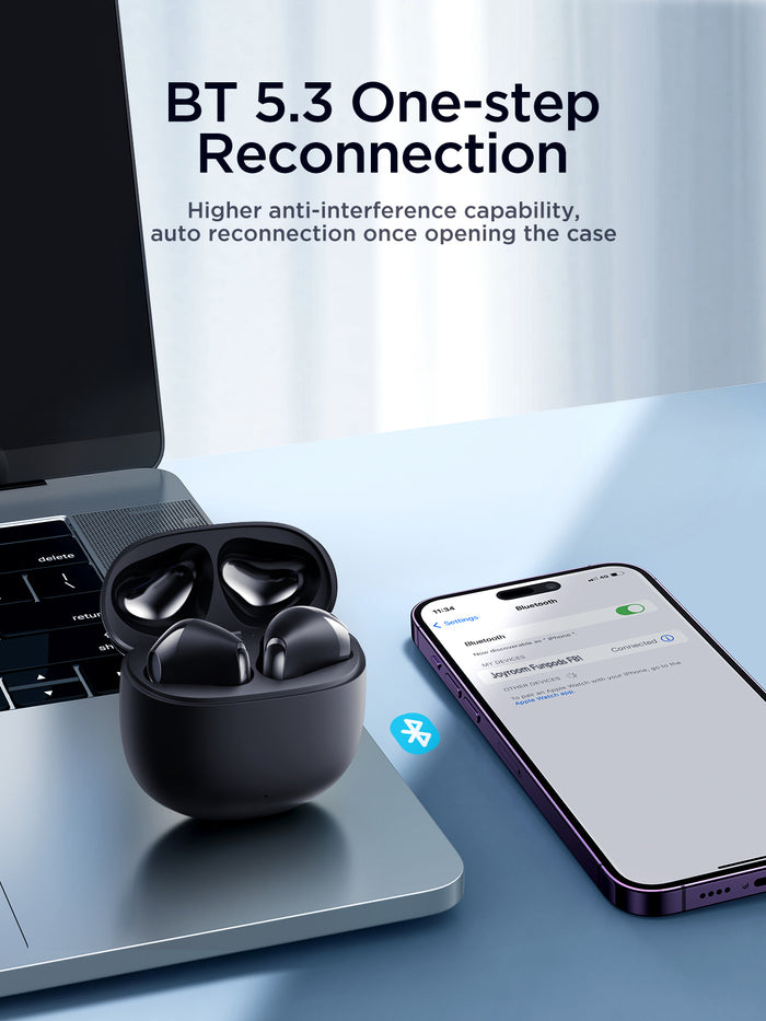 Joyroom JR-FB1 True Wireless Earbuds With  Silicon Case (Non Warranty)