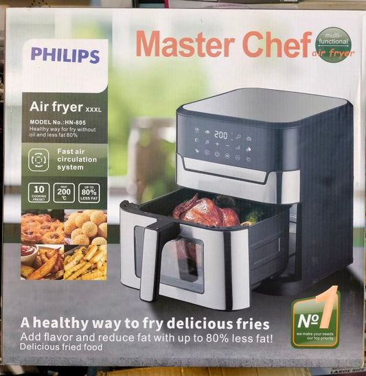 Master Chef Airfryer 10Liter Capacity Digital Philips Airfryer With Rapid Air Technology