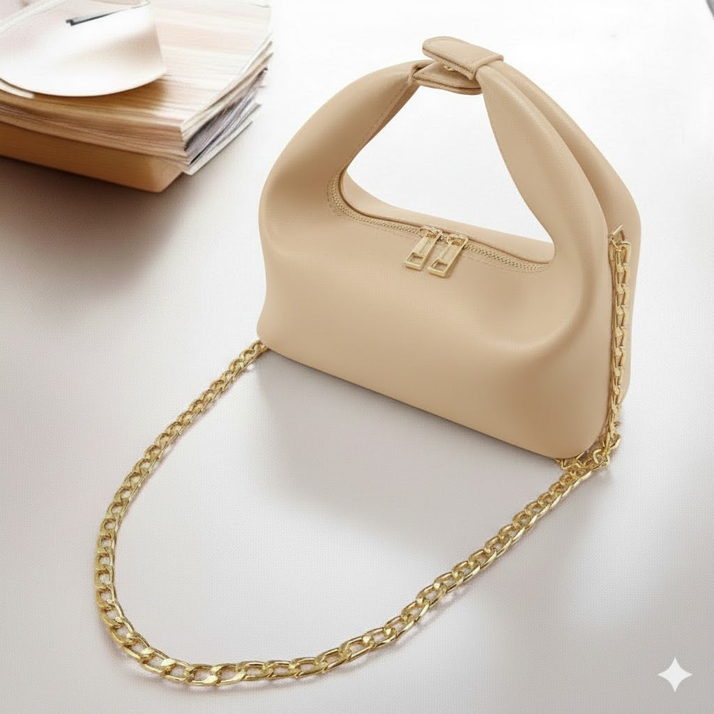 Premium PU Baguette Leather Bag