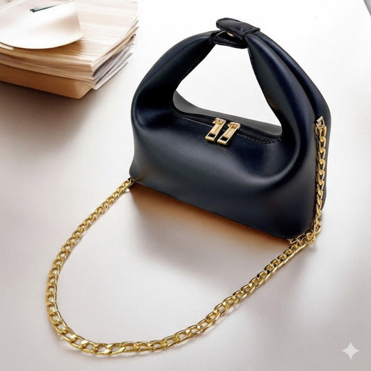 Premium PU Baguette Leather Bag