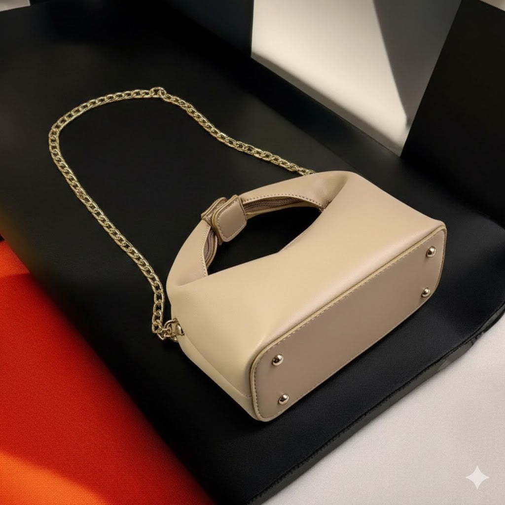 Premium PU Baguette Leather Bag