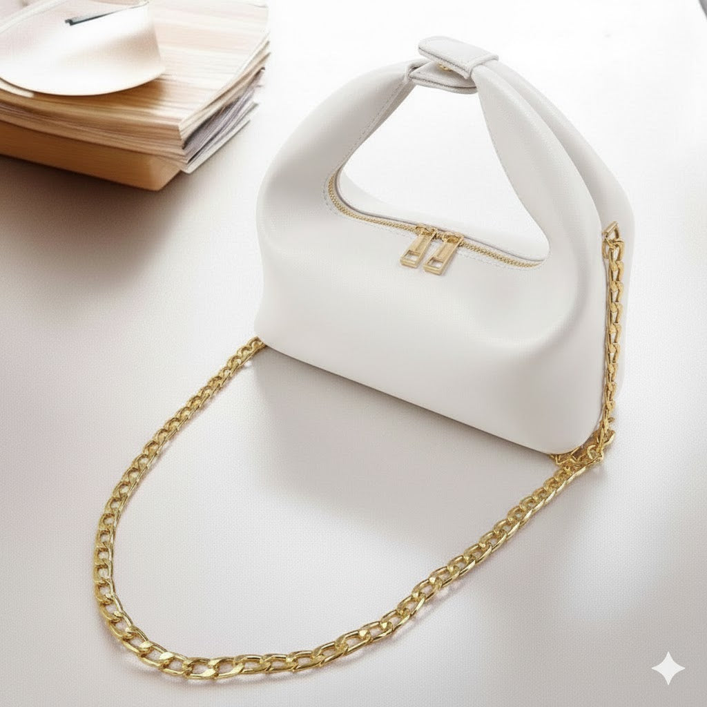 Premium PU Baguette Leather Bag