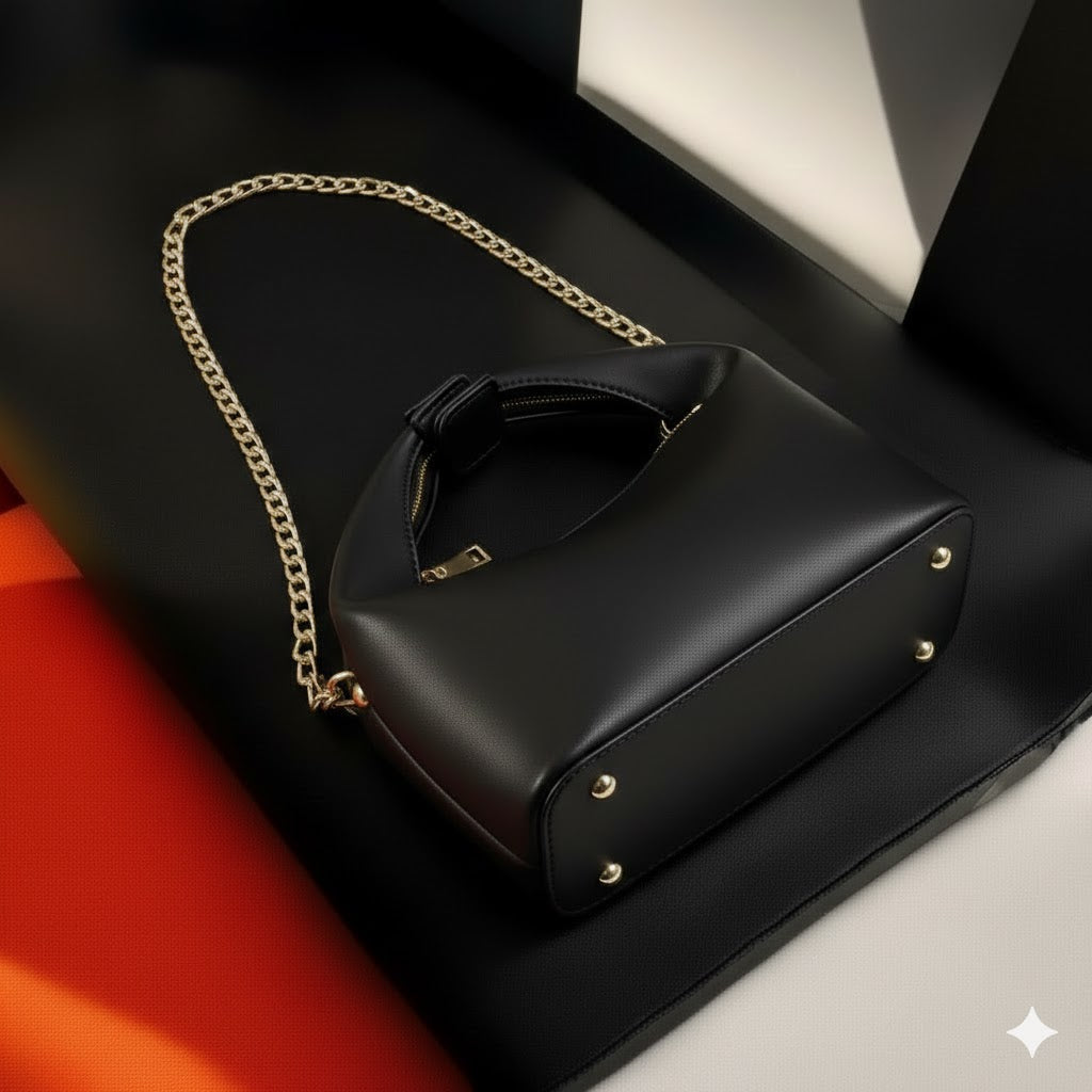 Premium PU Baguette Leather Bag