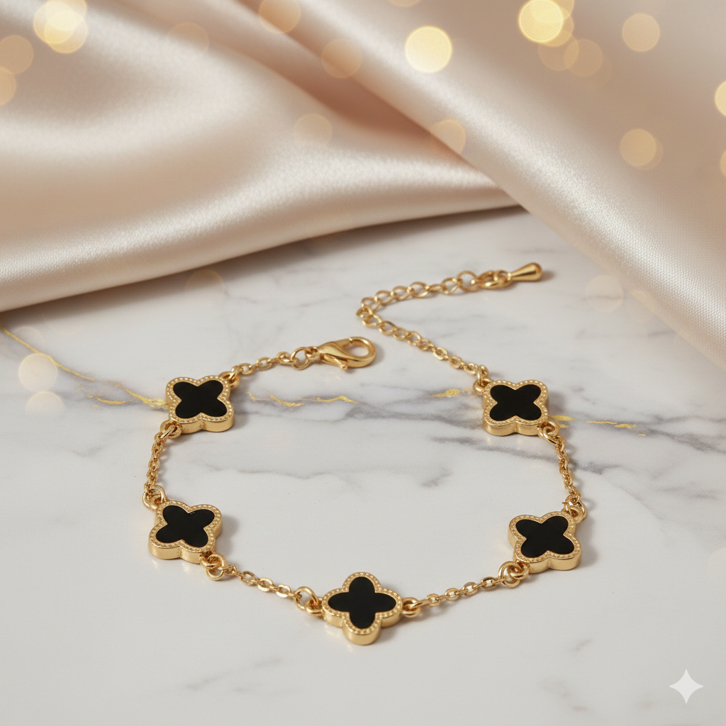 Trendy Clover Charm Bracelet for Women