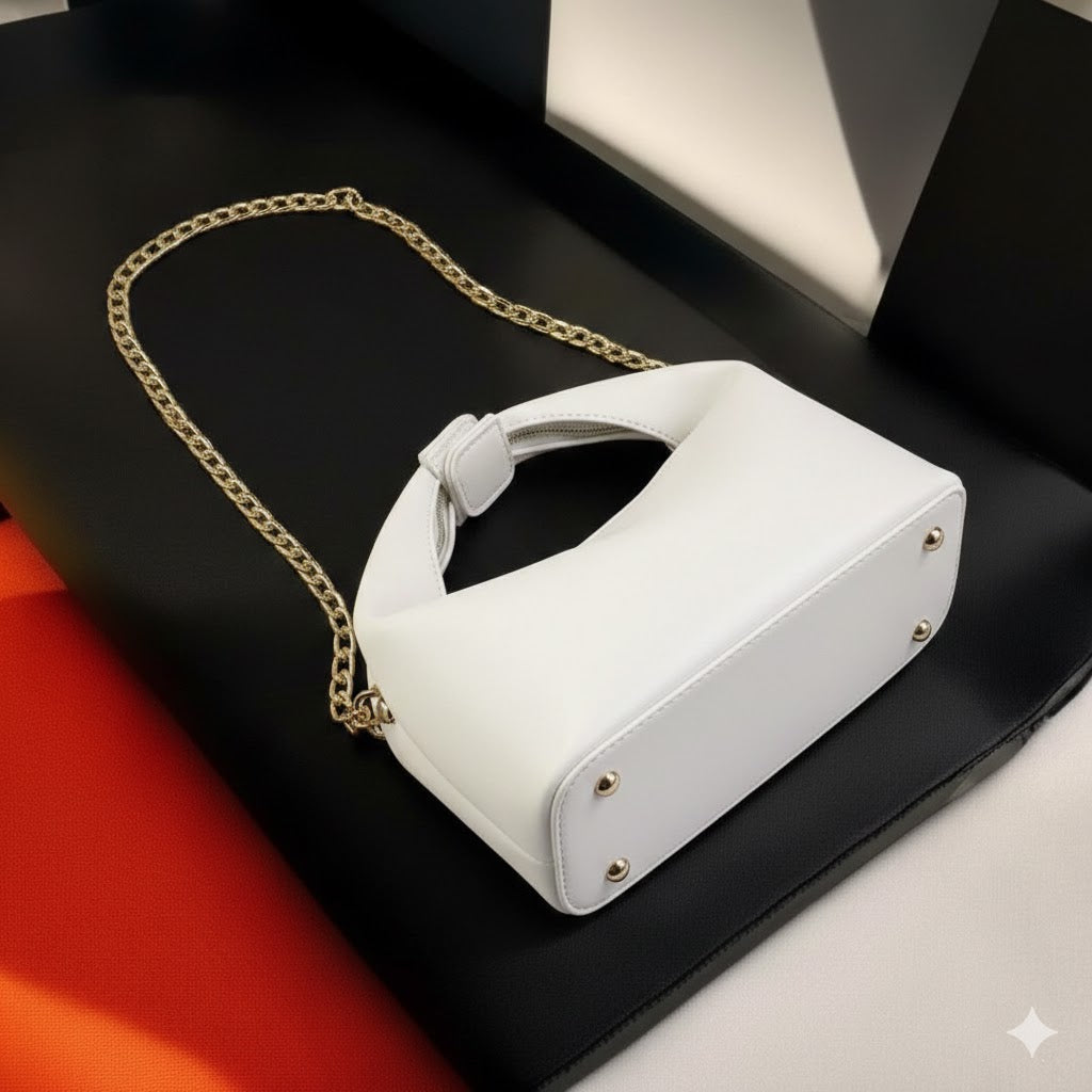 Premium PU Baguette Leather Bag