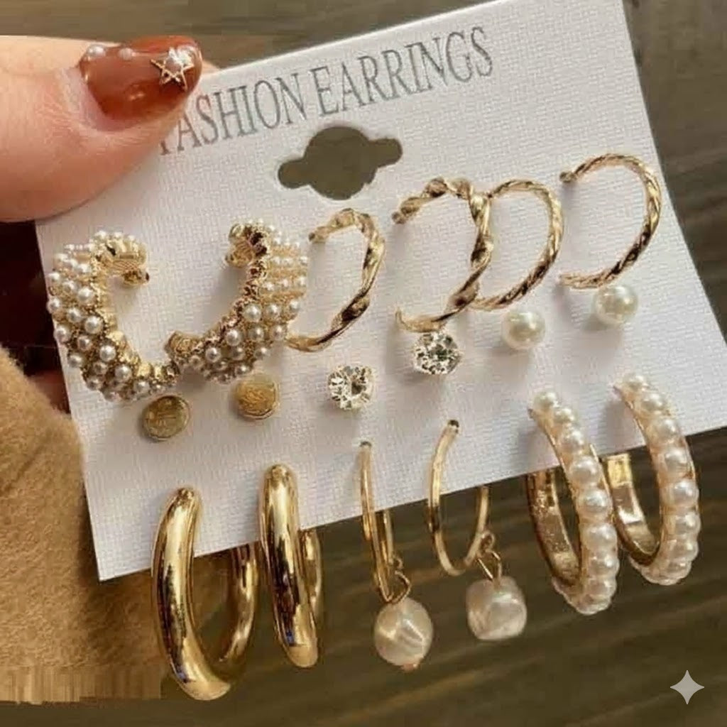 Trendy Ear Hoop Set