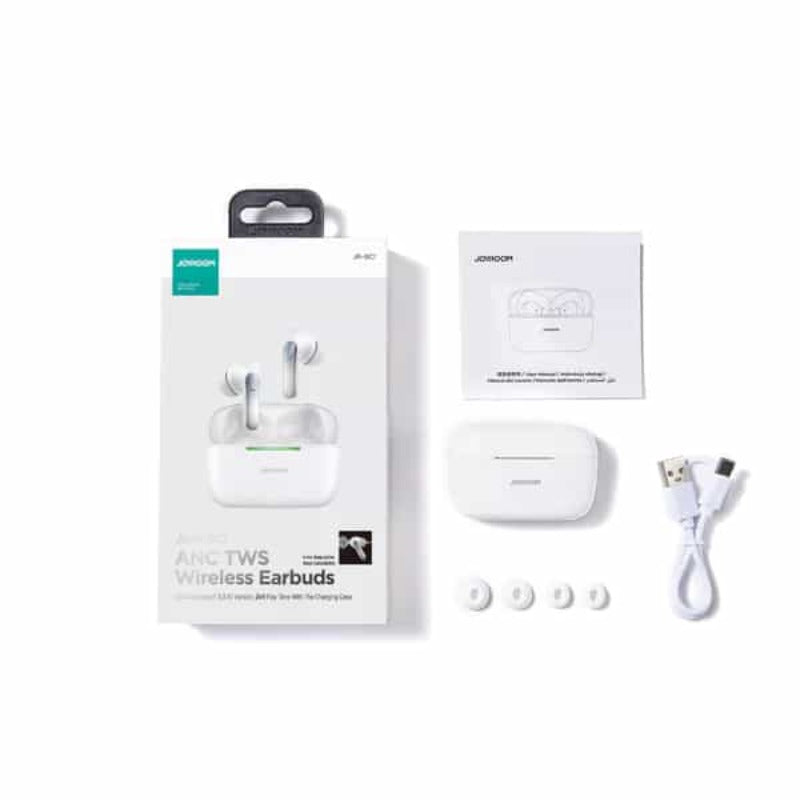 Joyroom JR-BC1 True Wireless ANC Earbuds - White (Non Warranty)
