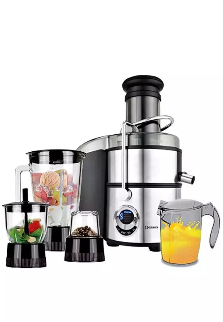 Dessini DS-1188 Italy 4 IN 1 Lcd Display Blender, Grinder, Chopper, Mixer Miller, Juicer Extractor & Smoothie Ice Crusher - 1800W