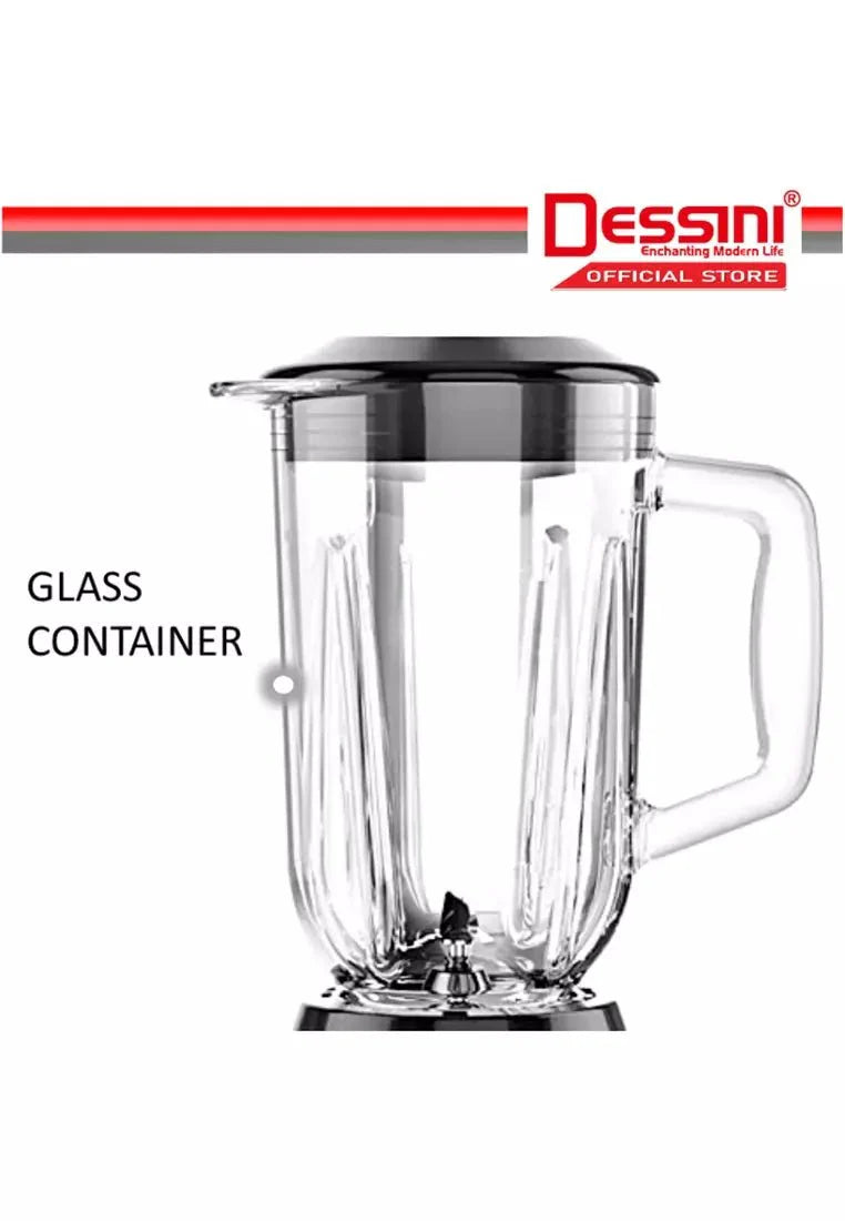 Dessini DS-1188 Italy 4 IN 1 Lcd Display Blender, Grinder, Chopper, Mixer Miller, Juicer Extractor & Smoothie Ice Crusher - 1800W