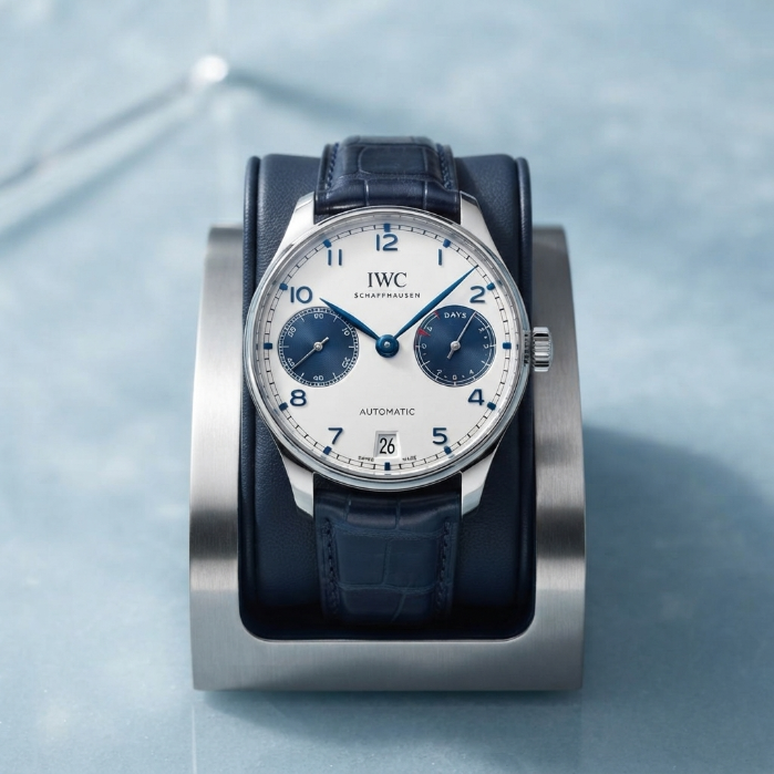 Luxury Automatic Dress Watch – Premium Leather Strap Men's Timepiece