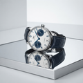Luxury Automatic Dress Watch – Premium Leather Strap Men's Timepiece