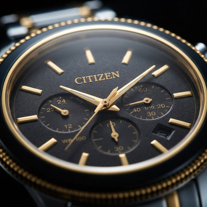 Citizen Luxury Men's Two-Tone Stainless Steel Watch | Premium Quartz Analog Wrist Watch | Business & Casual Fashion Timepiece