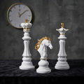 Luxury Chess Piece Figurine Set – Modern Resin Home Decor Ornaments