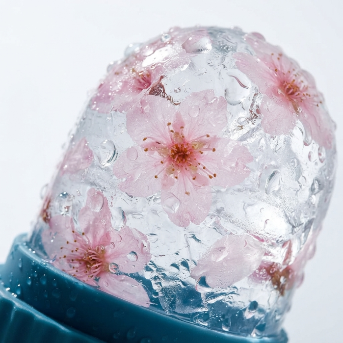 Ice Facial Roller Massager | Reusable Cooling Face Roller | Skin Care & Beauty Tool