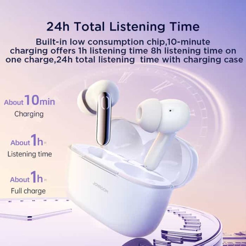 Joyroom JR-BC1 True Wireless ANC Earbuds - Black (Non Warranty)