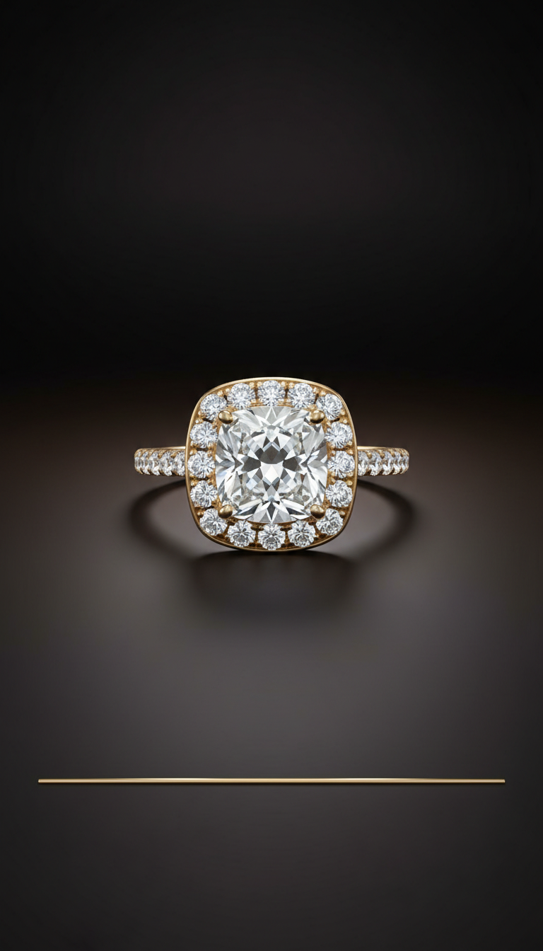 Women's Diamond Halo Cocktail Ring