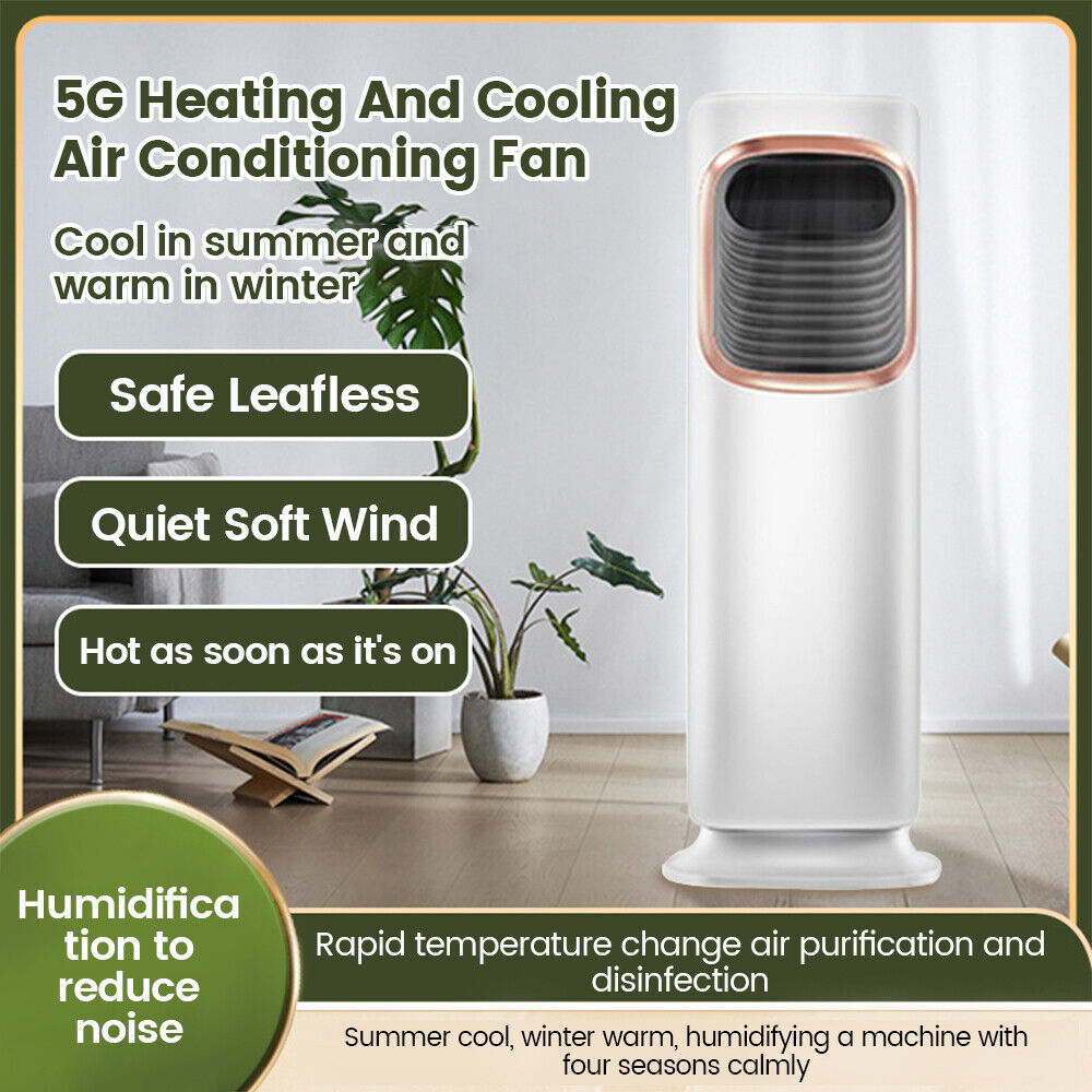 Unbranded Home Portable Smart 5G Air Heating & Cooling Tower Fan - 2000W